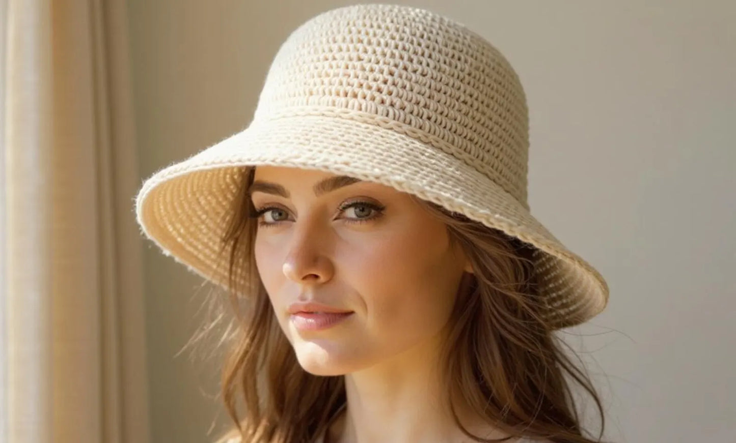 Bucket Hat Crochet Pattern Handmade Summer Hat Beach - Crafts
