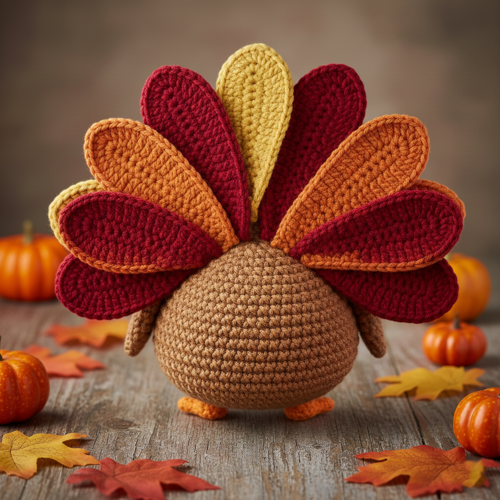Amigurumi Turkey Crochet Pattern Beginner Friendly - Crafts