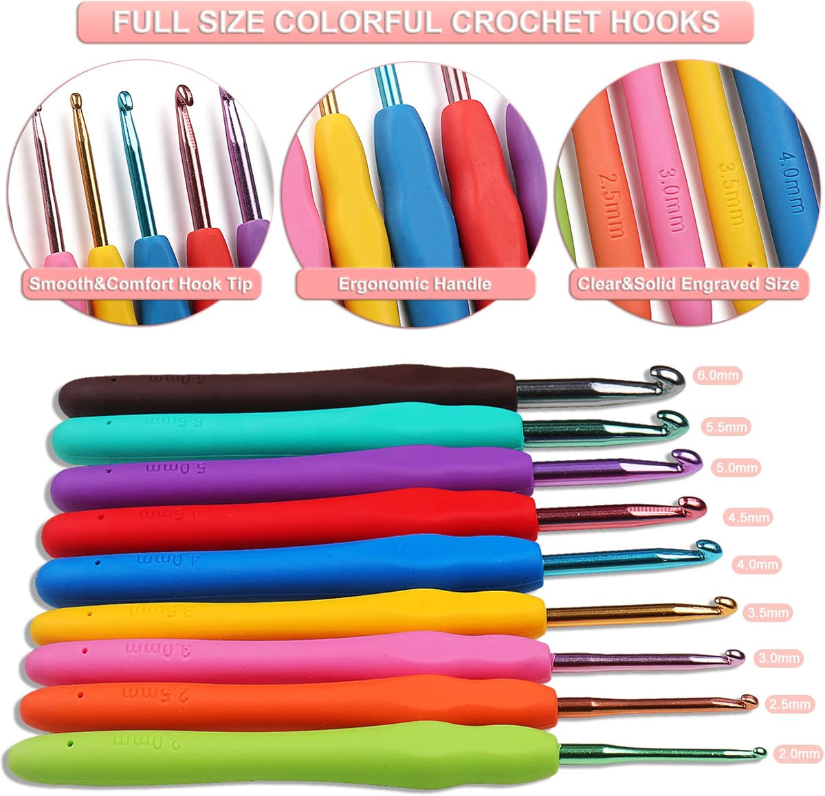 59-Piece Crochet Kit for Beginners Complete Crochet Starter Set