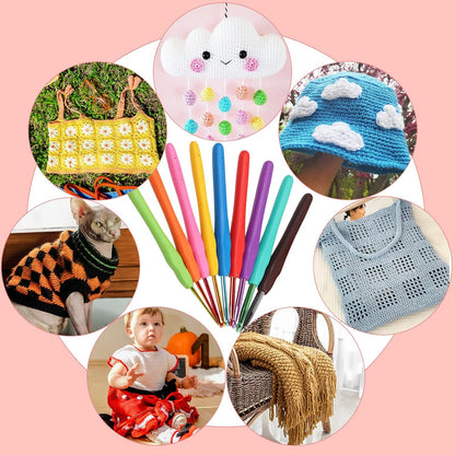 59-Piece Crochet Kit for Beginners Complete Crochet Starter Set