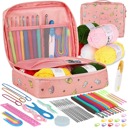 59-Piece Crochet Kit for Beginners Complete Crochet Starter Set