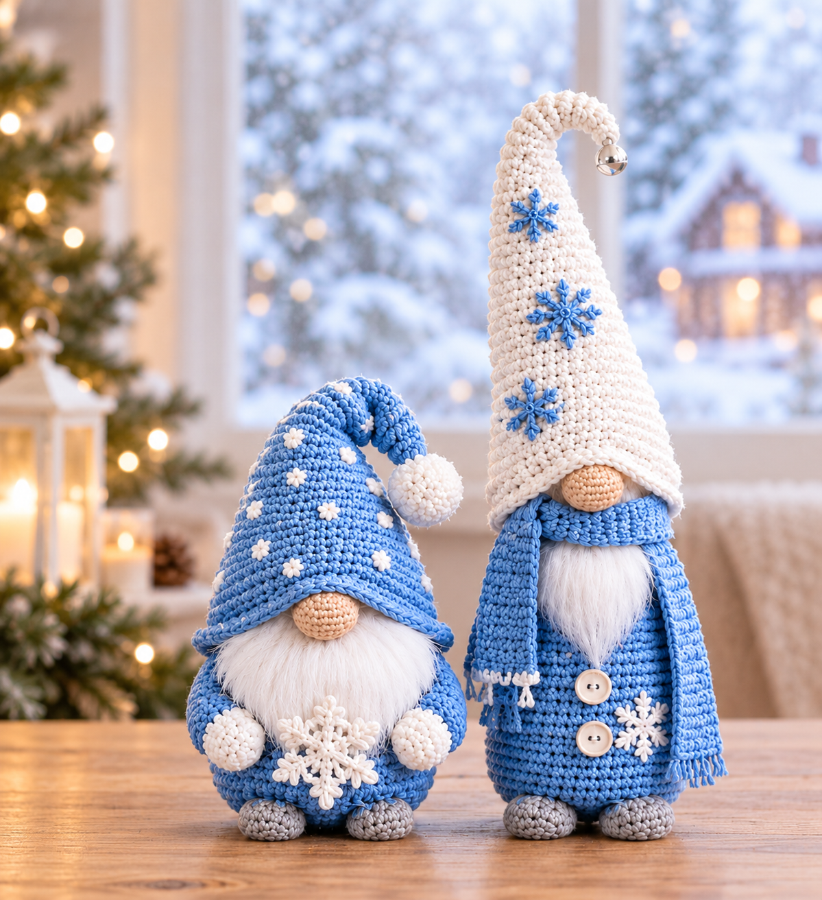 4 Gnome Crochet Pattern Gnomes Winter Wonderland Amigurumi | Crafts