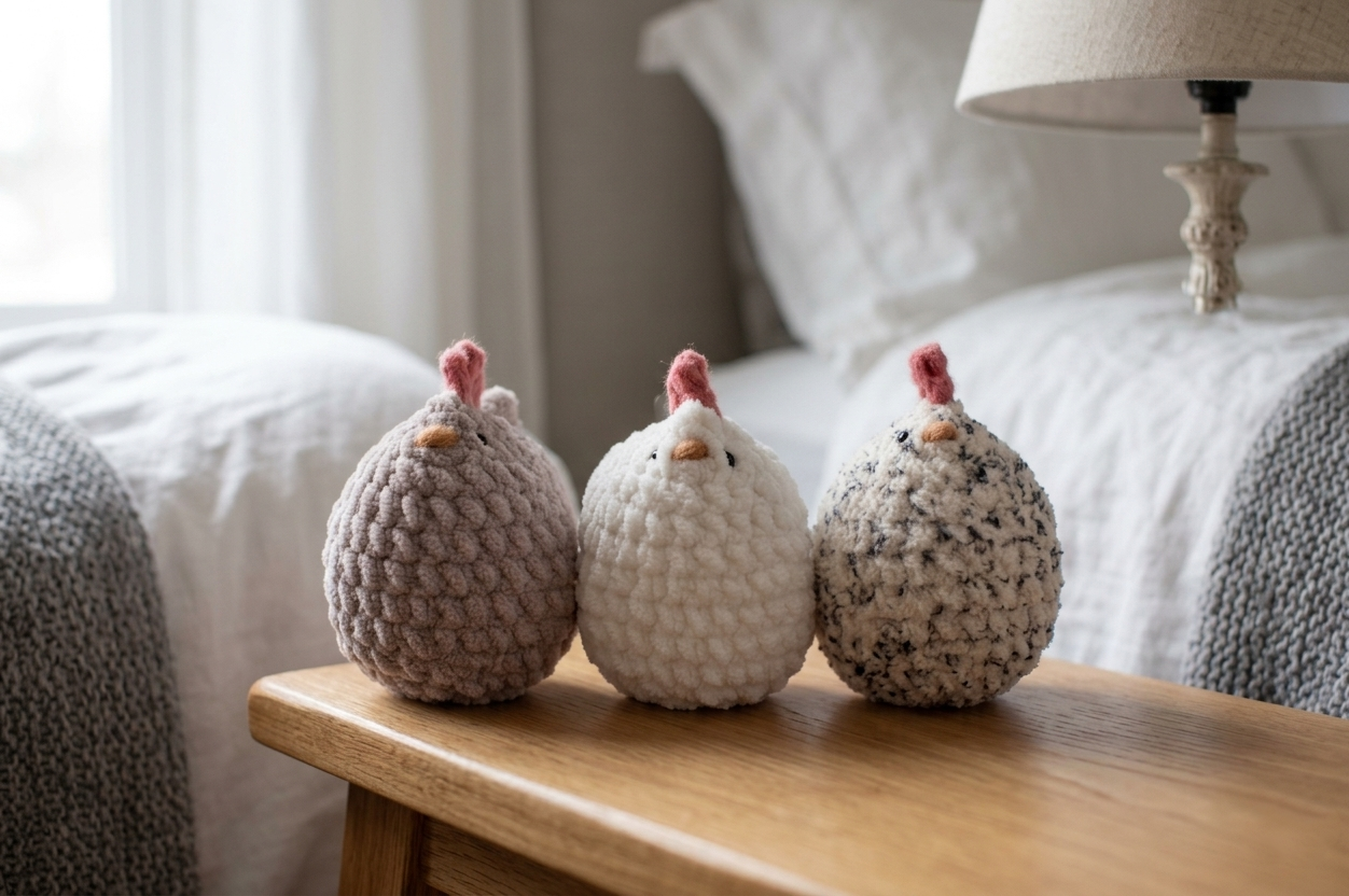 Mabel Chicken Crochet Pattern Easy Plush Farm Chicken Amigurumi – Crafts