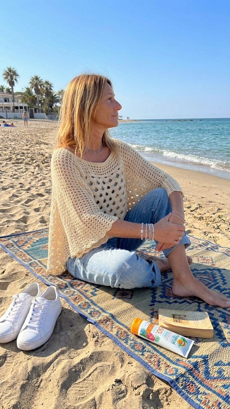 Summer Crochet Pattern Sweater Blouse openwork Crochet Cozy knit - Crafts