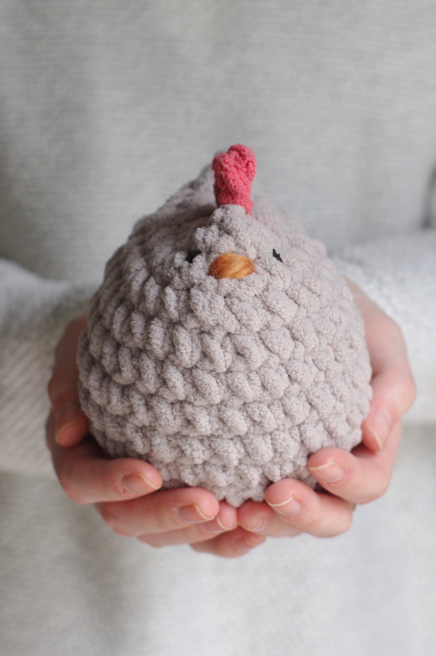 Mabel Chicken Crochet Pattern Easy Plush Farm Chicken Amigurumi – Crafts