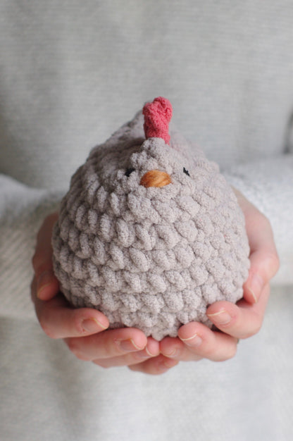 Mabel Chicken Crochet Pattern Easy Plush Farm Chicken Amigurumi – Crafts