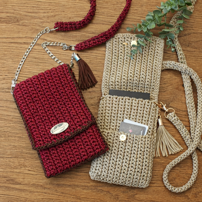 Crossbody Phone Purse Shopping Crochet Pattern 1 Strap Summer Bag - Crafts