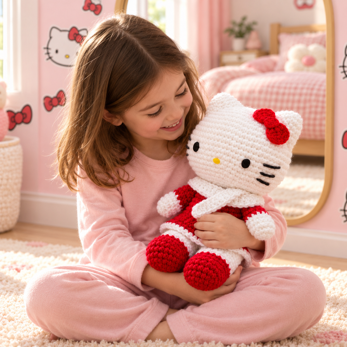 Cute Kitty Plush crochet pattern Amigurumi Kitty PDF | EN-ES
