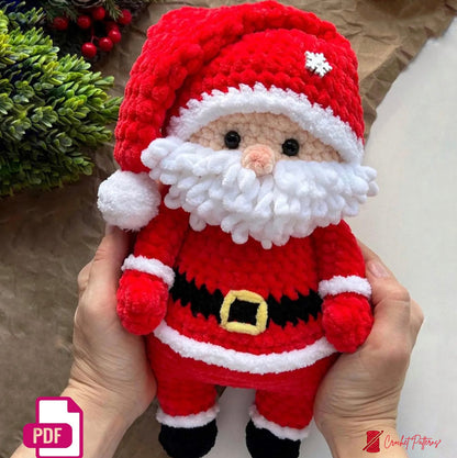 Santa Claus Amigurumi Pattern Crochet Christmas Magic - Crafts