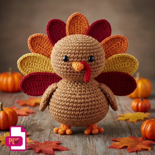Amigurumi Turkey Crochet Pattern Beginner Friendly - Crafts