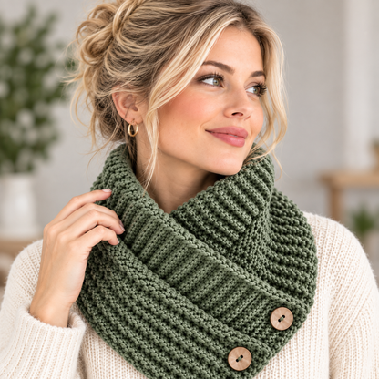 The Cozy Wrap Crochet Pattern Cowl Neckwarmer | Crafts