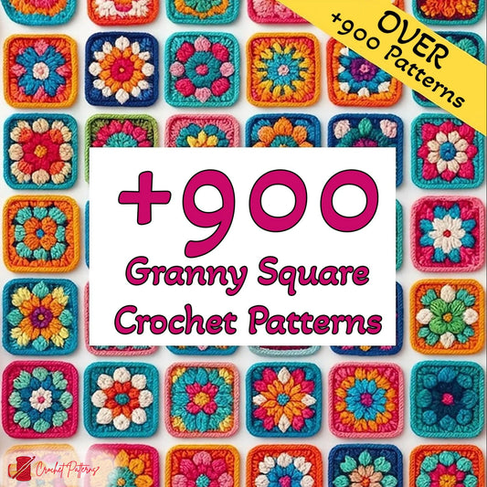 900+ Granny Square Crochet Patterns - Crafts