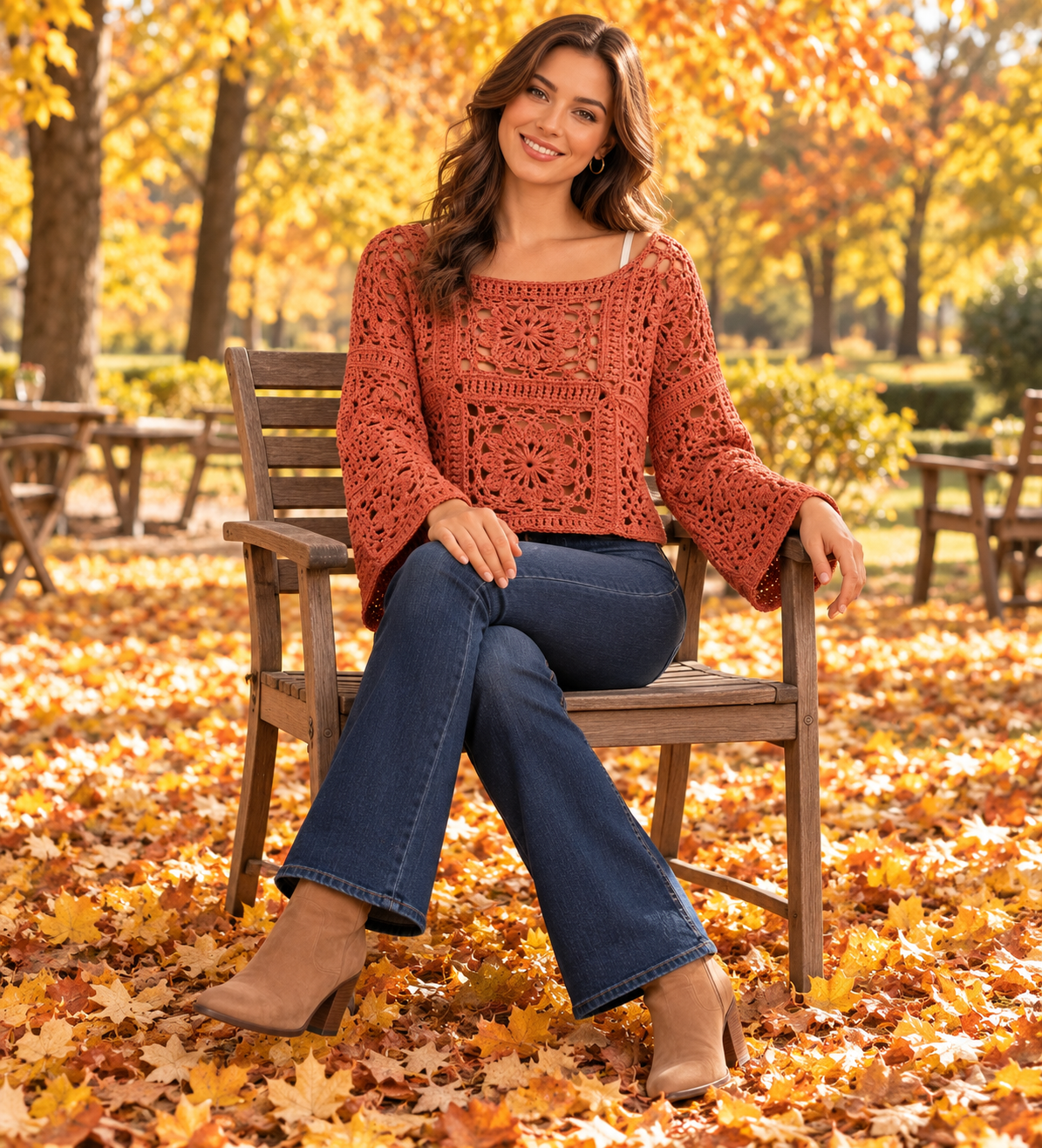 Cornflower Sweater Boho Crochet Pattern PDF Lace Sweater | Crafts