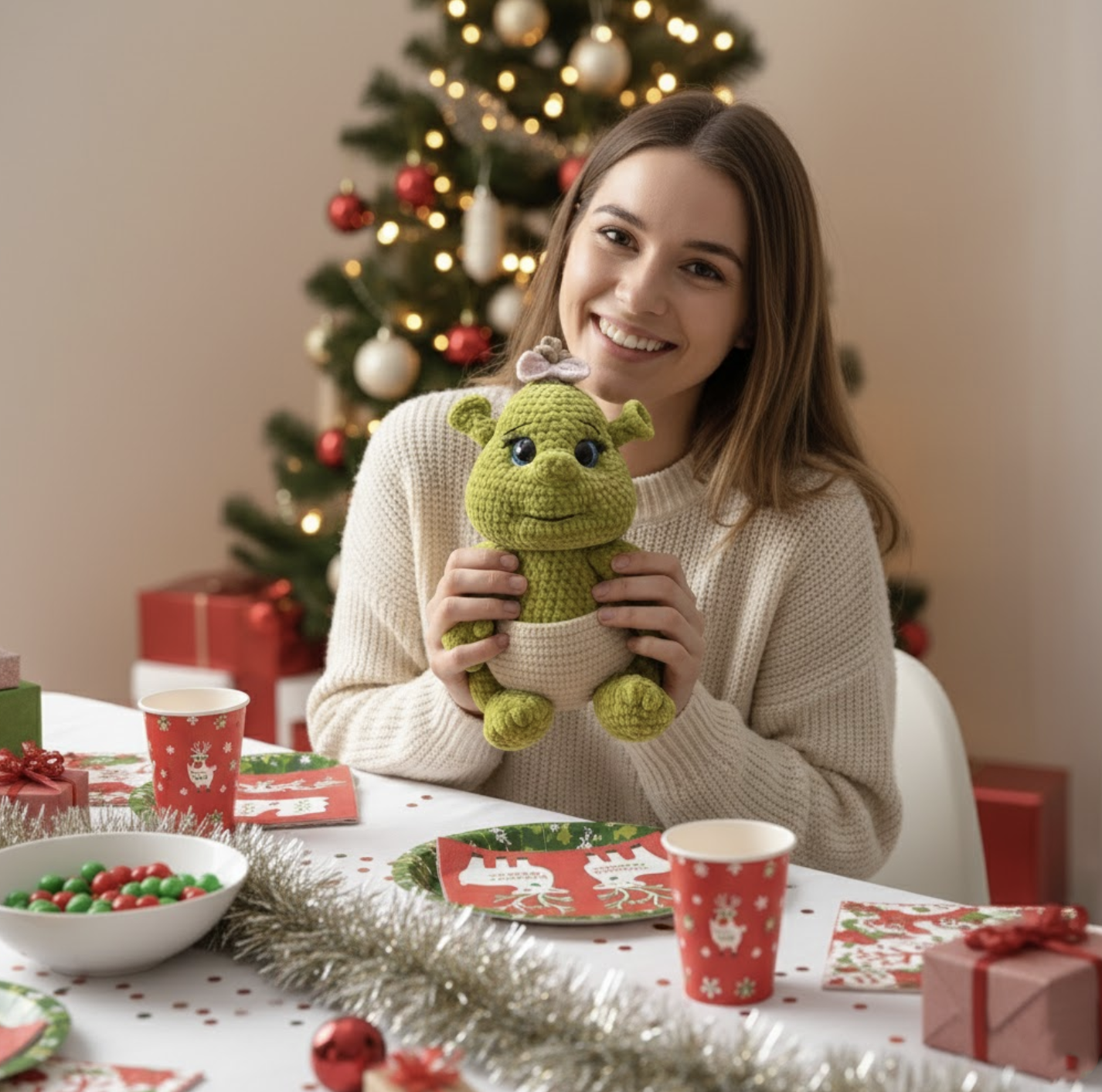 Little Ogre Crochet Pattern Amigurumi Christmas Decor - Crafts