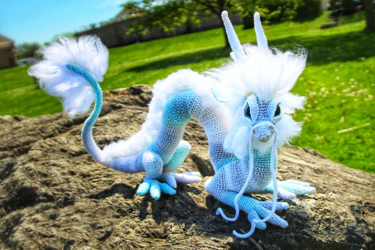 Mystical Eastern Dragon Crochet Pattern PDF – Cute Amigurumi Dragon Plushie | Crafts