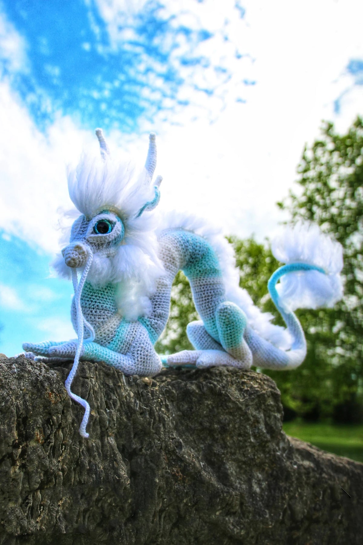 Mystical Eastern Dragon Crochet Pattern PDF – Cute Amigurumi Dragon Plushie | Crafts