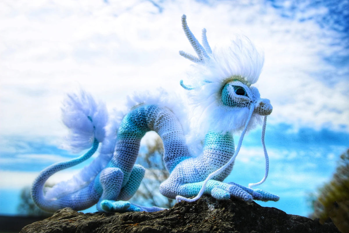 Mystical Eastern Dragon Crochet Pattern PDF – Cute Amigurumi Dragon Plushie | Crafts