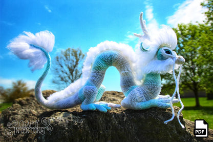 Mystical Eastern Dragon Crochet Pattern PDF – Cute Amigurumi Dragon Plushie | Crafts