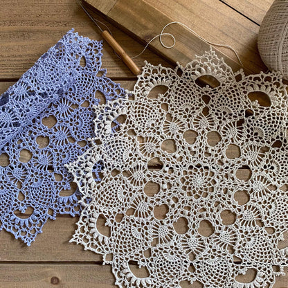 Etherealm Crochet Doily Pattern Elegant Lace Design - Crafts