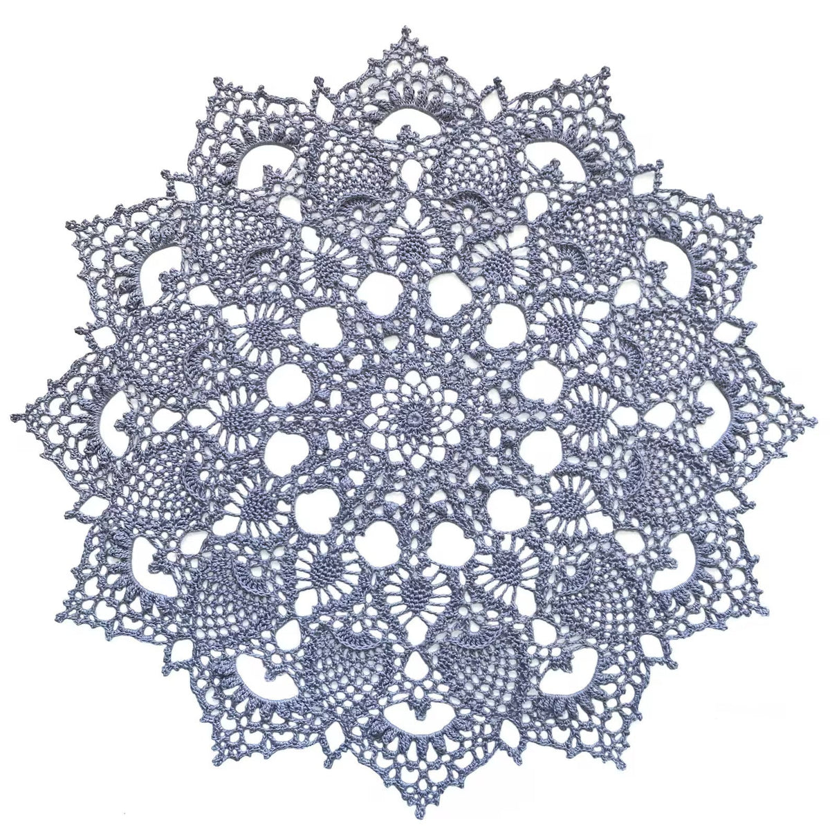 Etherealm Crochet Doily Pattern Elegant Lace Design - Crafts