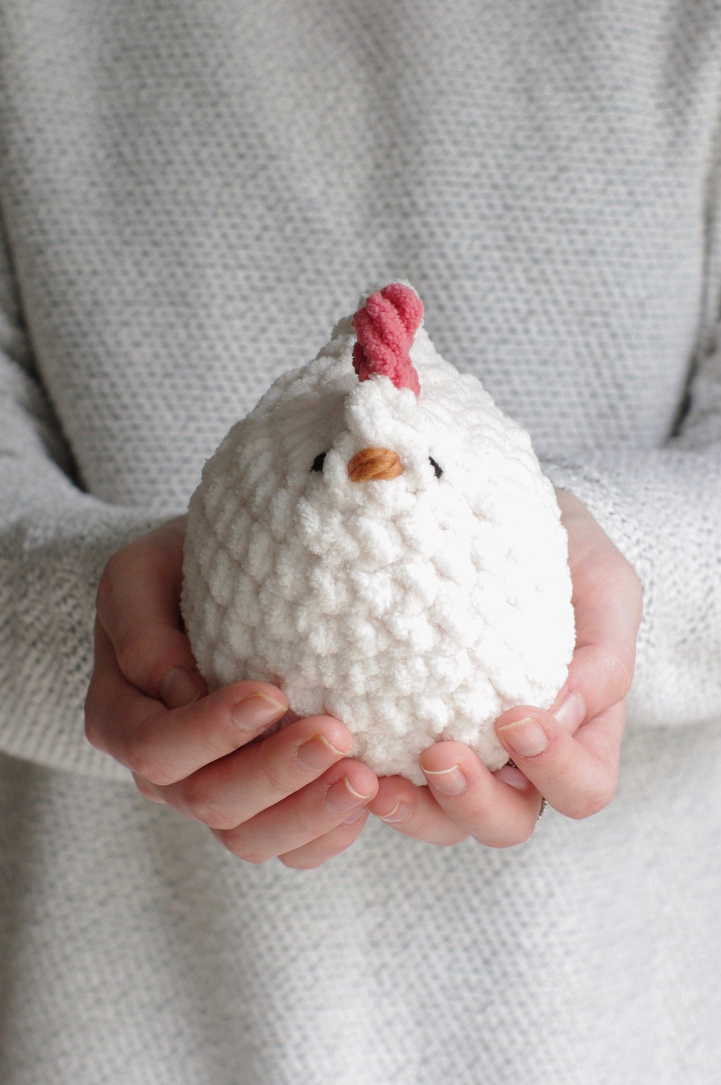 Mabel Chicken Crochet Pattern Easy Plush Farm Chicken Amigurumi – Crafts