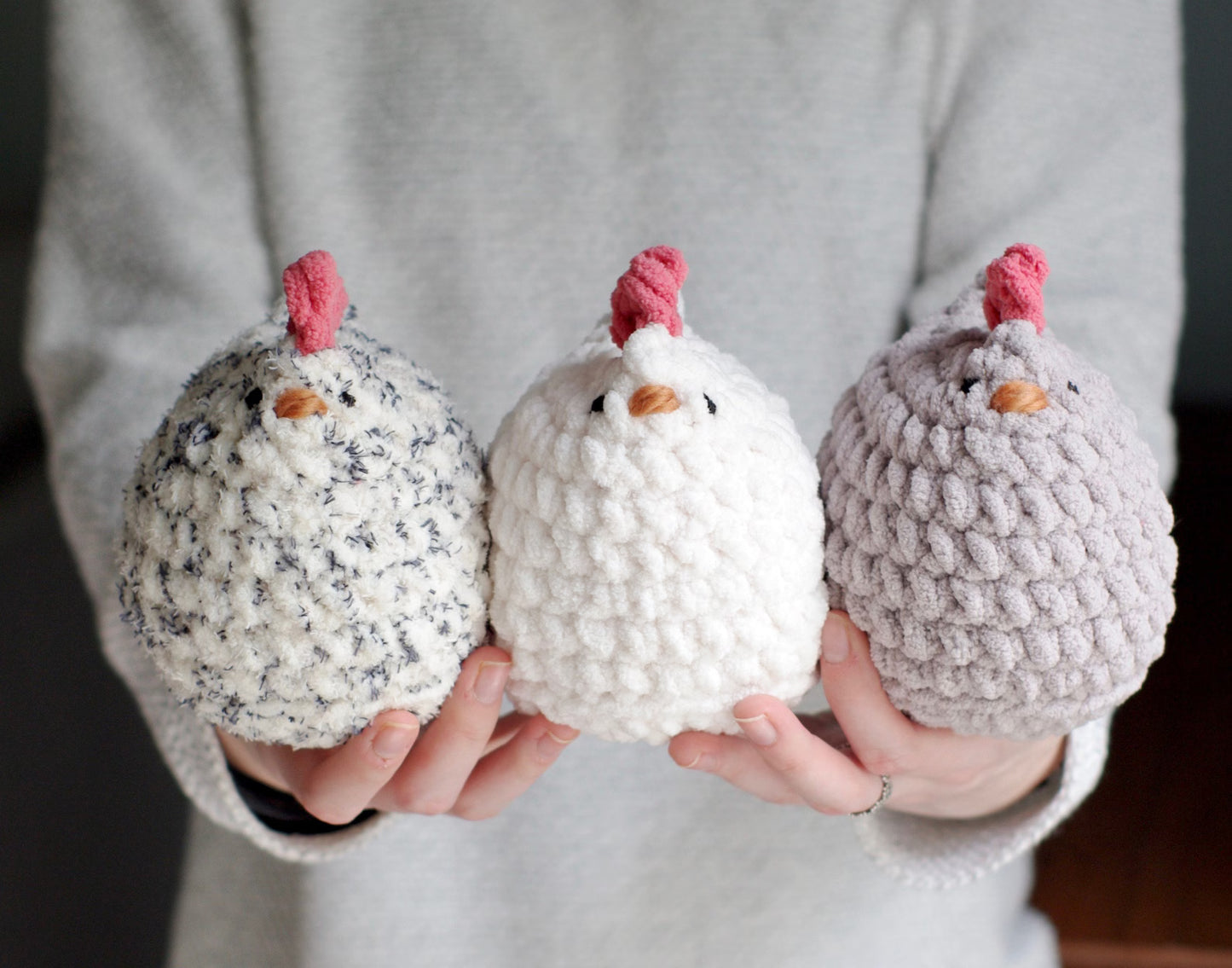 Mabel Chicken Crochet Pattern Easy Plush Farm Chicken Amigurumi – Crafts