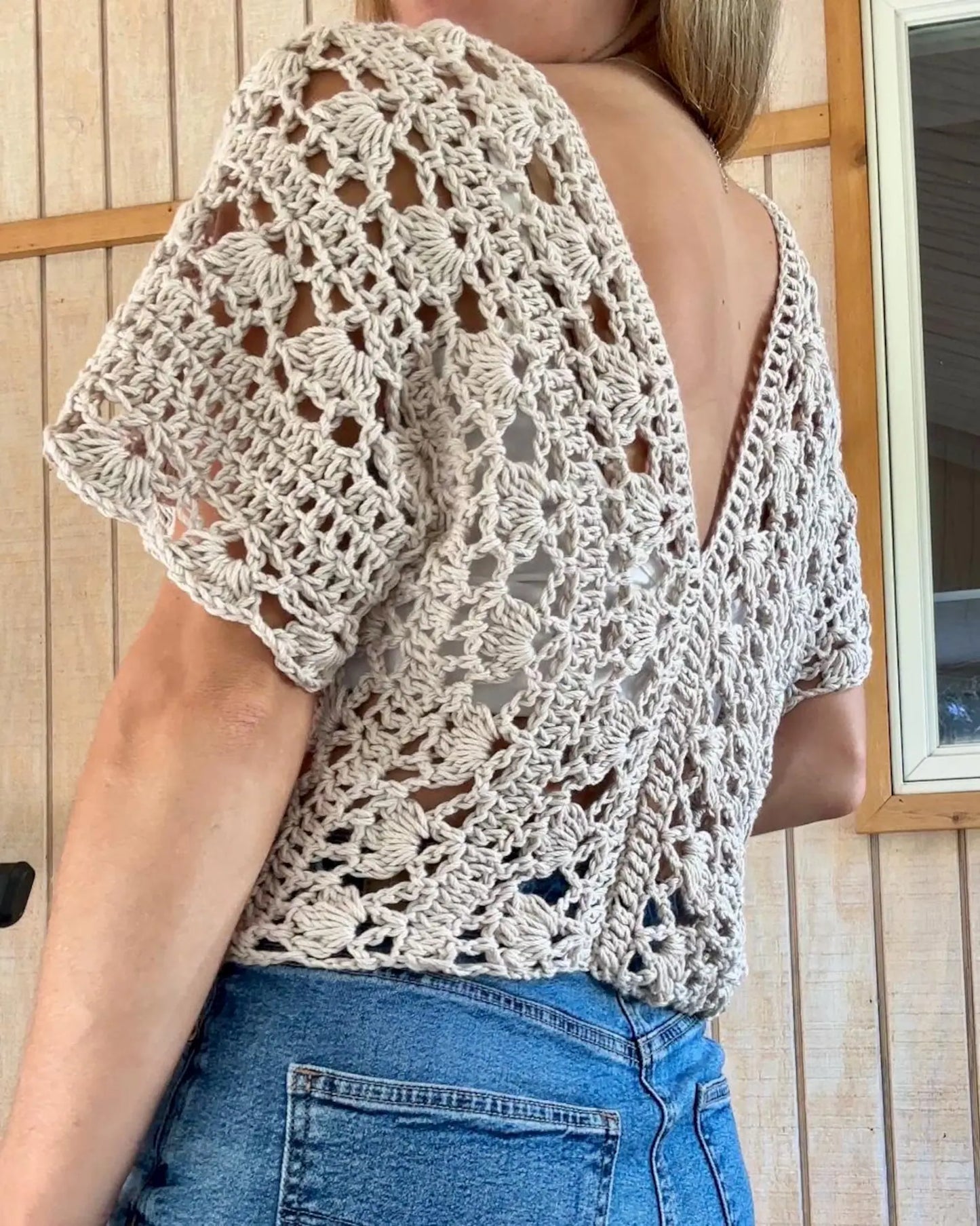 Top Summer Crochet Pattern Tee Beginner Beachy Shirt PDF XS–5XL