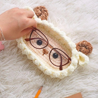 Sheep Eyeglasses Holder Crochet Pattern - Crafts