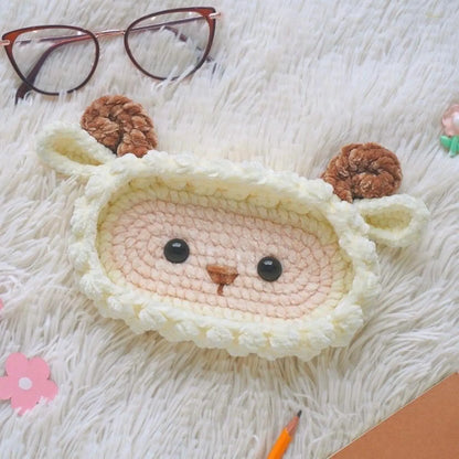 Sheep Eyeglasses Holder Crochet Pattern - Crafts