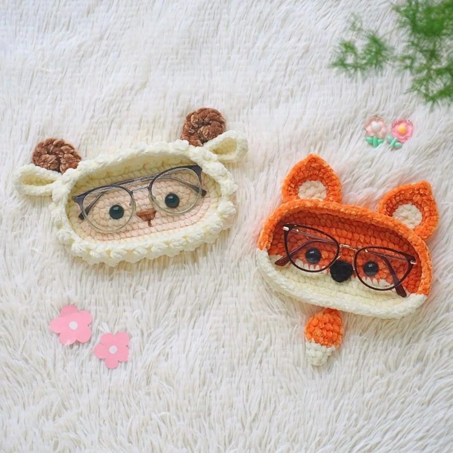 Sheep Eyeglasses Holder Crochet Pattern - Crafts