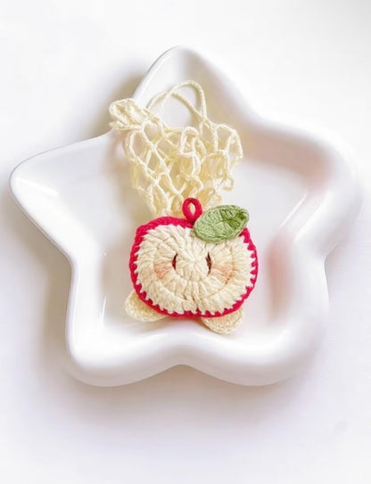 2 in 1 Spring Flower and Apple Crochet Pattern Drink Carrier - Crafts