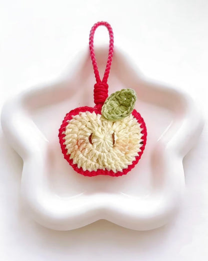 2 in 1 Spring Flower and Apple Crochet Pattern Drink Carrier - Crafts