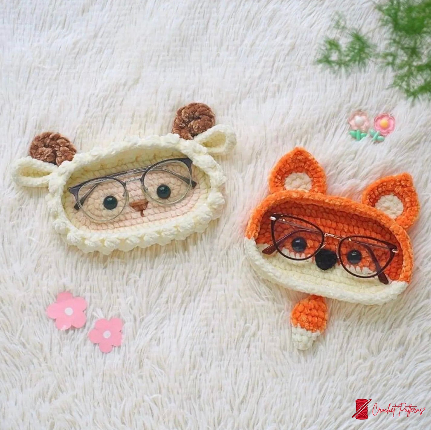 Sheep Eyeglasses Holder Crochet Pattern - Crafts