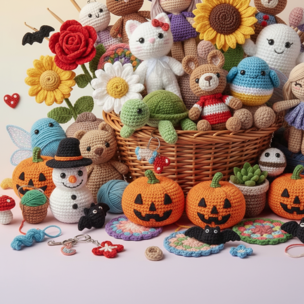 1100+ Amigurumi Crochet Pattern Bundle All in One Cute Animals.. | Crafts