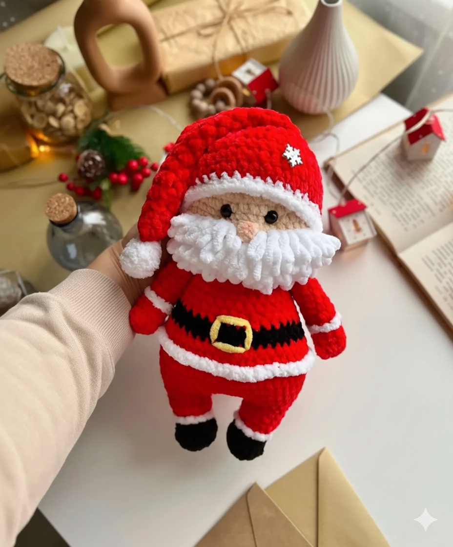Santa Claus Amigurumi Pattern Crochet Christmas Magic - Crafts