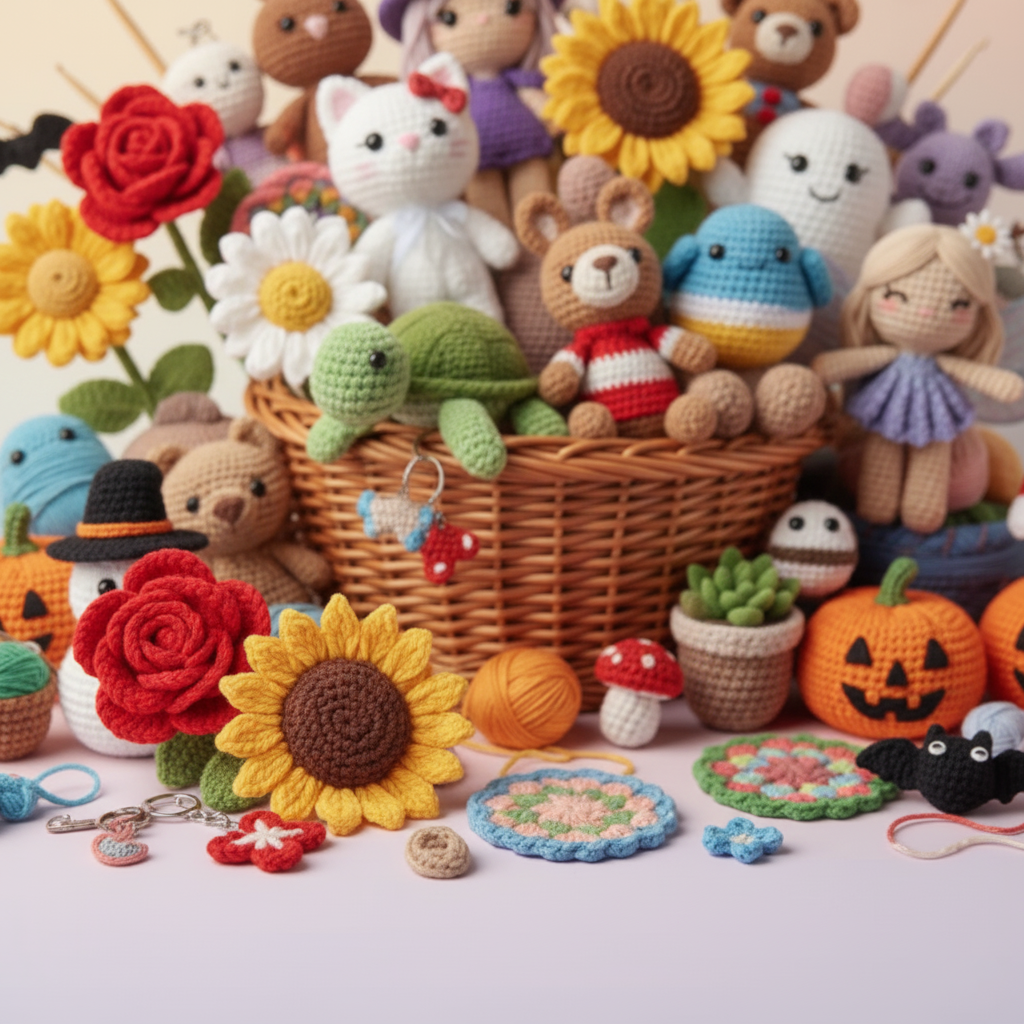 1100+ Amigurumi Crochet Pattern Bundle All in One Cute Animals.. | Crafts