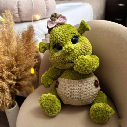 Little Ogre Crochet Pattern Amigurumi Christmas Decor - Crafts