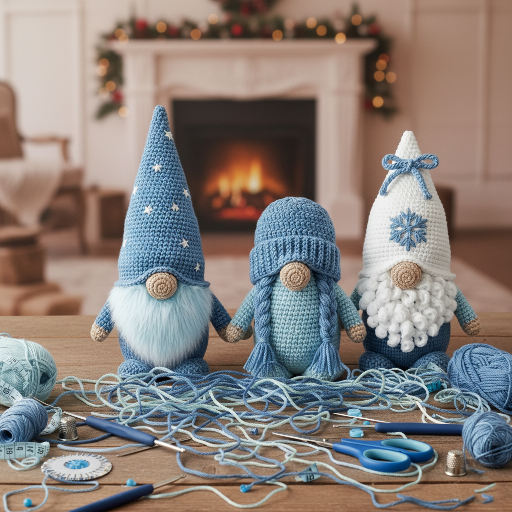 Gnome Amigurumi Crochet Pattern PDF Handmade - Crafts