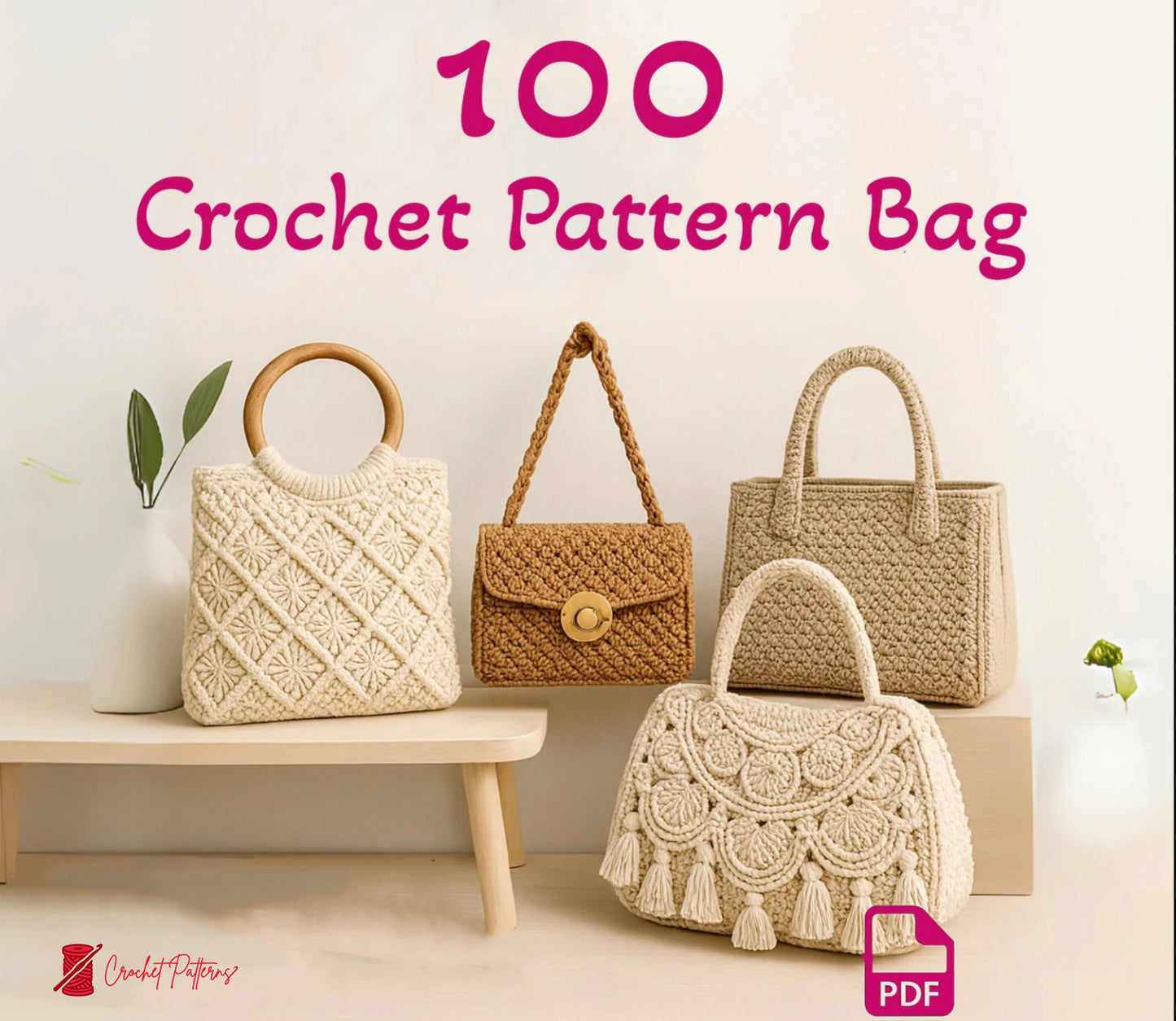 100 Luxury Crochet Handbag Patterns - Crafts