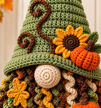 Hekleoppskrift på høstnisse med gresskar – Koselig høstpynt PDF | Crafts