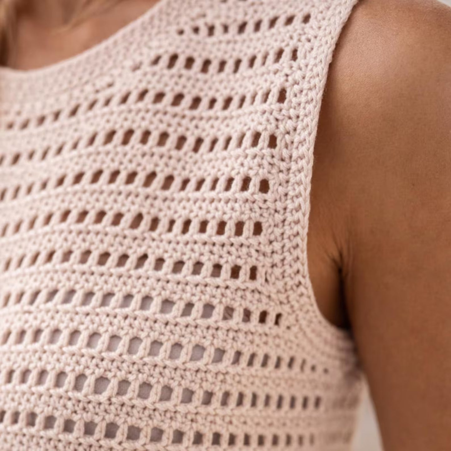 Top Summer Crochet Pattern Sleeveless Tank XS–XL PDF - Crafts