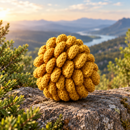 Crochet Pine Cone Pattern - Woodland Christmas & Fall Decor PDF | Crafts