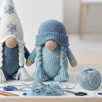 Gnome Amigurumi Crochet Pattern PDF Handmade - Crafts
