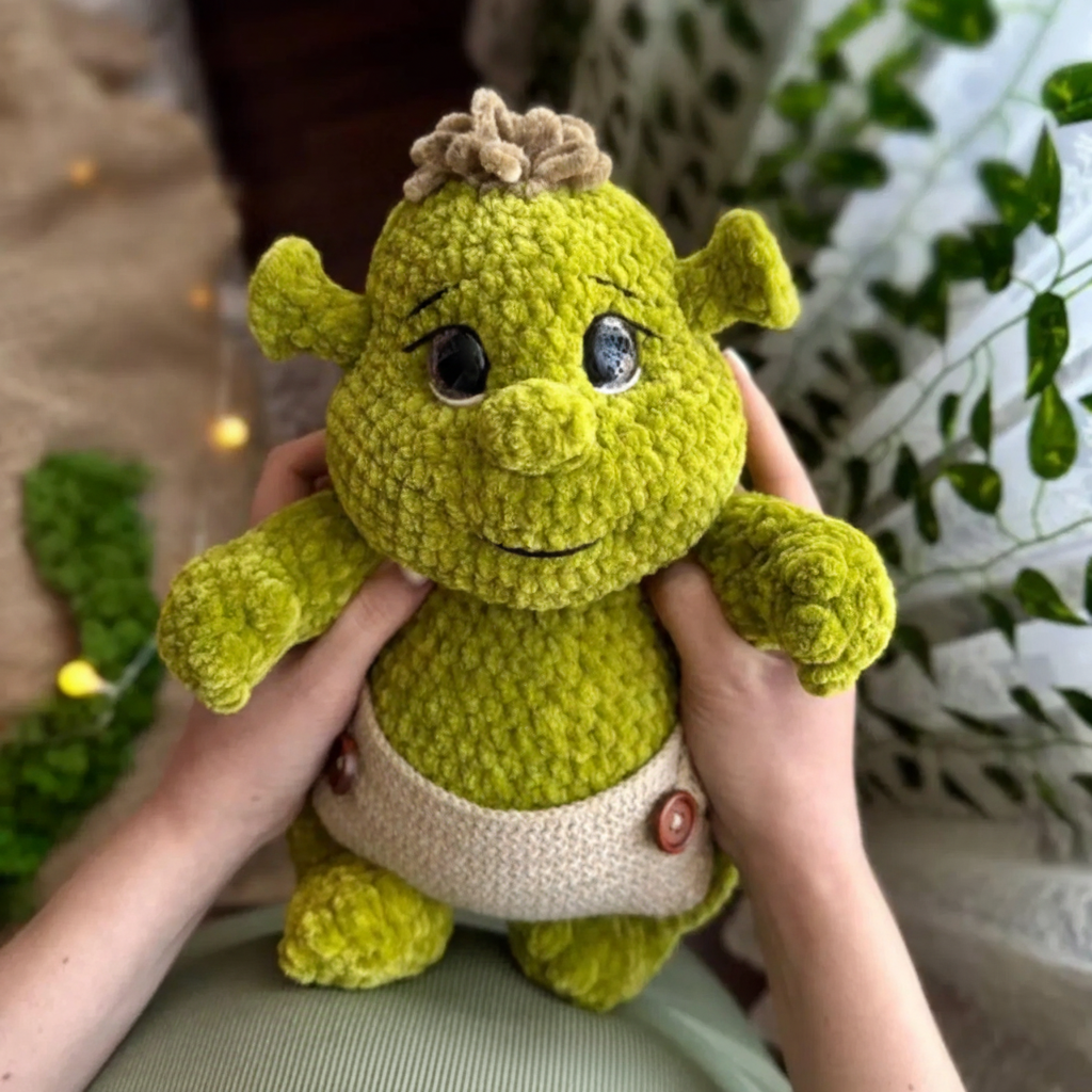 Little Ogre Crochet Pattern Amigurumi Christmas Decor - Crafts