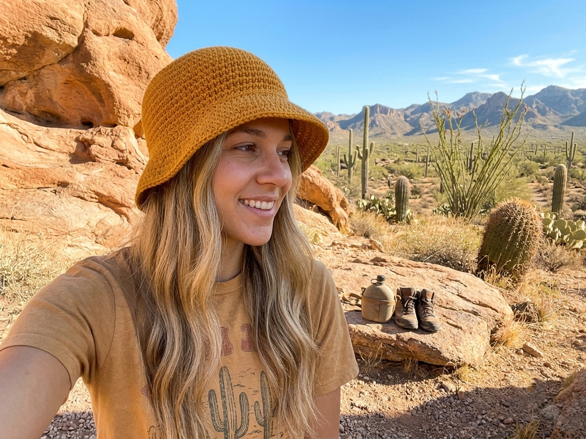 Sunshine Bucket Hat 4 SIZES Crochet Pattern Easy Beginner Friendly - Crafts