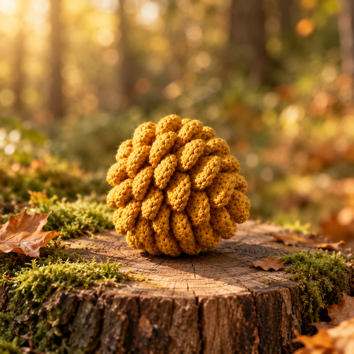 Crochet Pine Cone Pattern - Woodland Christmas & Fall Decor PDF | Crafts