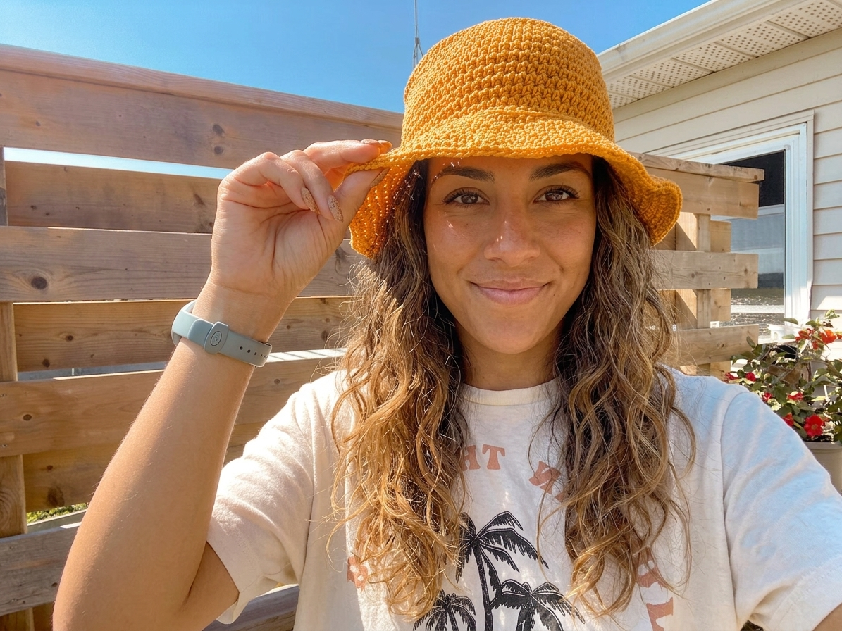 Sunshine Bucket Hat 4 SIZES Crochet Pattern Easy Beginner Friendly - Crafts