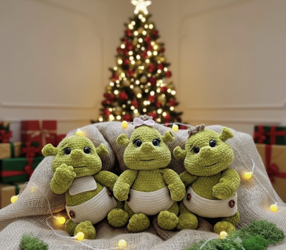 Little Ogre Crochet Pattern Amigurumi Christmas Decor - Crafts