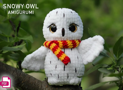 Owl Snowy Amigurumi CROCHET PATTERN - Crafts