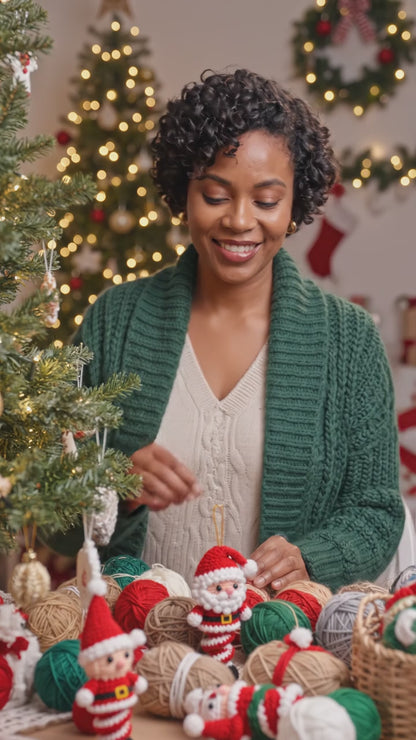 15 Christmas Crochet Spiral Patterns PDF Bundle - Holiday Ornaments | Crafts